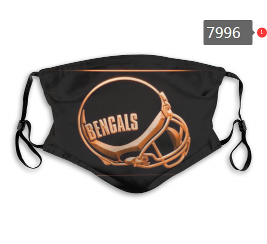 NFL 2020 Cincinnati Bengals #3 Dust mask with filter